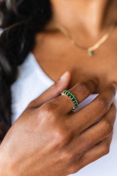 Green With Envy Ring - Waverly Paige Boutique
