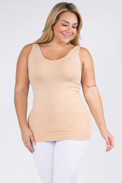 Seamless Tank in Nude - PREORDER 8/11 - Waverly Paige Boutique