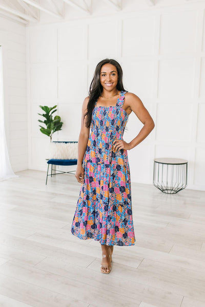 Along The Way Floral Maxi - Waverly Paige Boutique