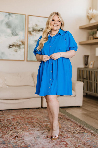 Morning Glory Button Down Dress - Waverly Paige Boutique