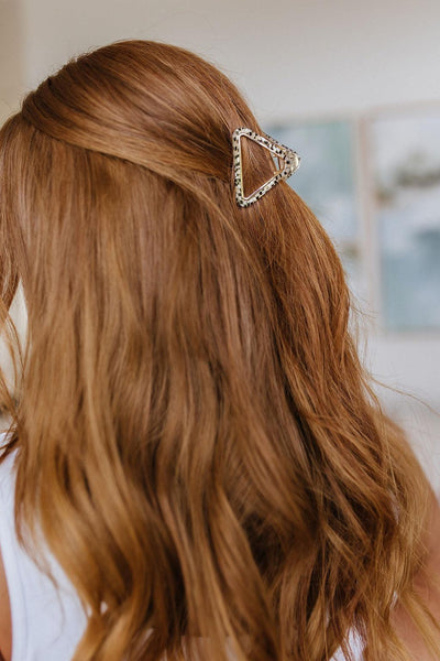 Speckled Triangle Claw Clip - Waverly Paige Boutique