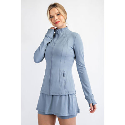 Butter Soft Jacket in Light Blue - Waverly Paige Boutique